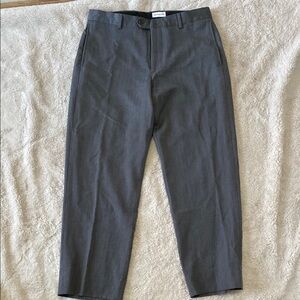 Gray Egara 100% Wool Dress Pants